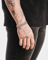 Dolcelli-roma-cuban-bracciale-11mm-uomo-argento-indossato