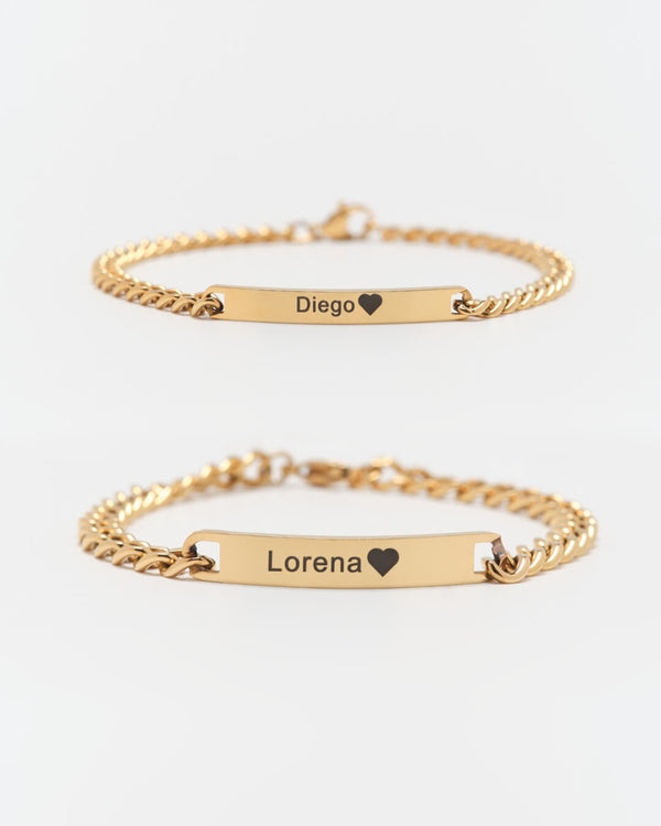 Dolcelli-roma-eternum-bracciali-di-coppia-personalizzati-oro